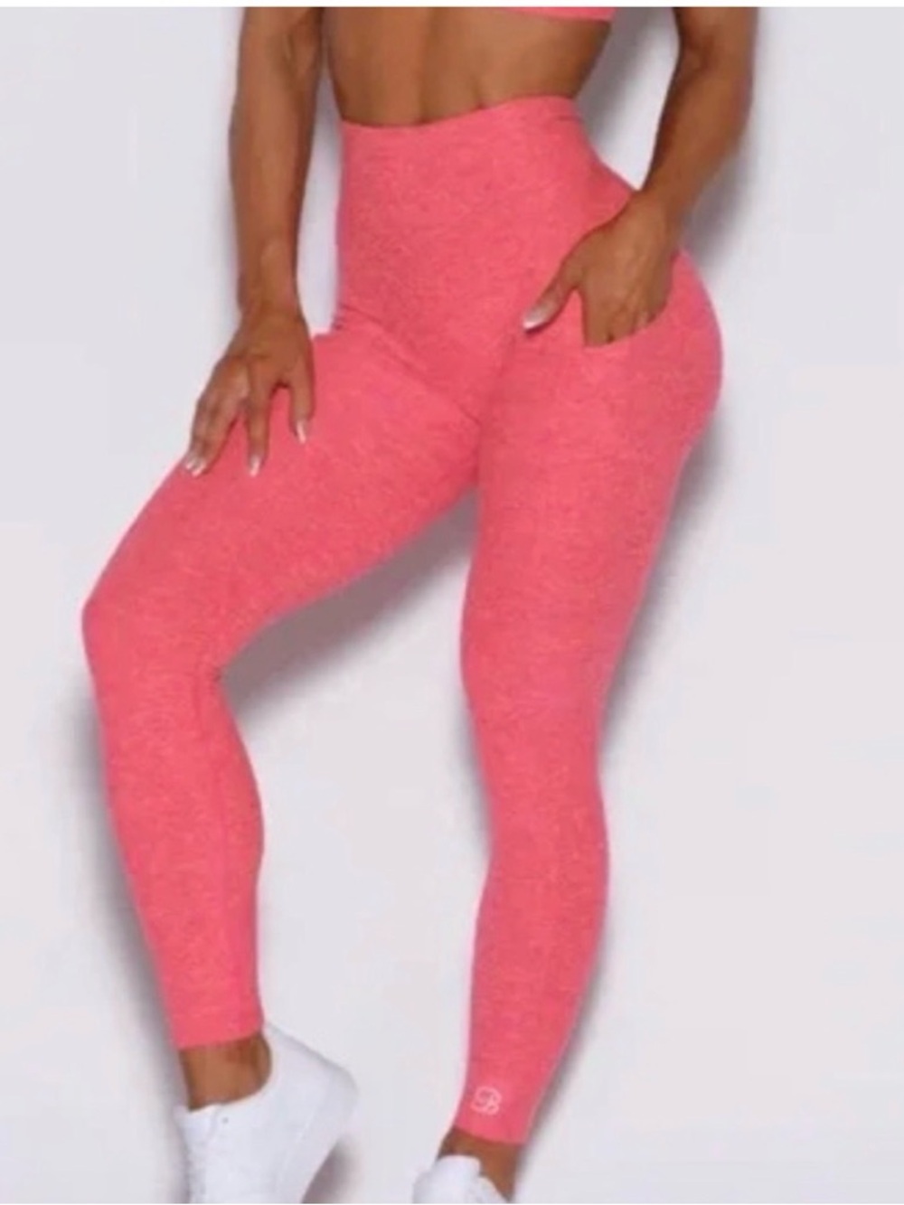Bombshell Sportswear, Uplift Leggings, Papaya, Large
